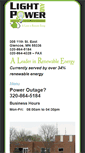 Mobile Screenshot of glencoelightandpower.com